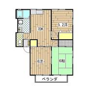 カーサ池田の間取り