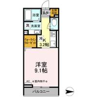 神奈川県厚木市田村町(アパート)の賃貸物件の間取り