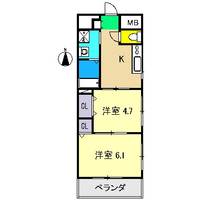 PERLA南川添 IIの間取り