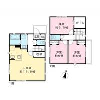 千葉県成田市土屋(一戸建)の賃貸物件の間取り