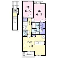 ミルネハイツ5の間取り