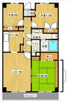 神奈川県横浜市旭区本村町(マンション)の賃貸物件の間取り