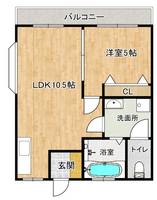 東京都三鷹市牟礼6(マンション)の賃貸物件の間取り