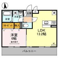 大阪府泉大津市曽根町1(アパート)の賃貸物件の間取り