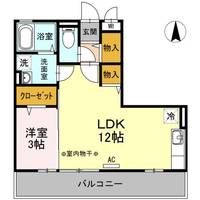 神奈川県厚木市松枝1(アパート)の賃貸物件の間取り