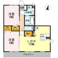 神奈川県藤沢市亀井野4(アパート)の賃貸物件の間取り