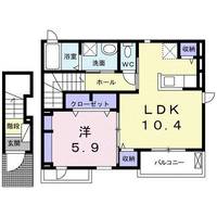 山口県光市三井6(アパート)の賃貸物件の間取り