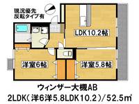 ウィンザー大槻の間取り