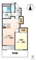 ハイツ彩の間取り
