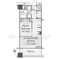 WORLD TOWER RESIDENCEの間取り