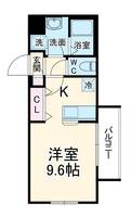 クレストタップ京都丹波口IIの間取り
