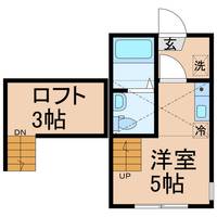 神奈川県横浜市保土ヶ谷区釜台町(アパート)の賃貸物件の間取り