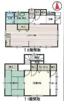 岩手県盛岡市夕顔瀬町(一戸建)の賃貸物件の間取り