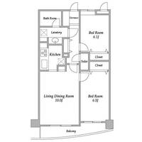 東京都渋谷区南平台町(マンション)の賃貸物件の間取り