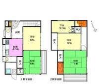 神奈川県横浜市鶴見区岸谷1(一戸建)の賃貸物件の間取り
