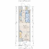 大阪府大阪市阿倍野区天王寺町北3(マンション)の賃貸物件の間取り