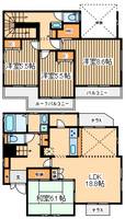 東京都町田市薬師台2(一戸建)の賃貸物件の間取り