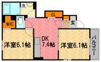 物件の間取り画像