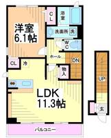 物件の間取り画像