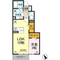 山口県防府市華浦2(アパート)の賃貸物件の間取り