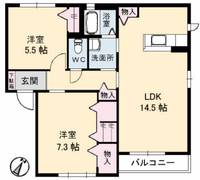物件の間取り画像