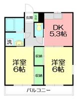 神奈川県足柄上郡大井町金手(アパート)の賃貸物件の間取り