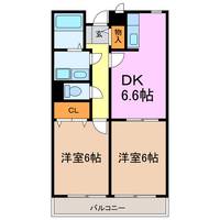 愛知県名古屋市緑区大高町字伊賀殿(アパート)の賃貸物件の間取り