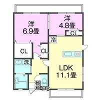 沖縄県那覇市宮城1(マンション)の賃貸物件の間取り