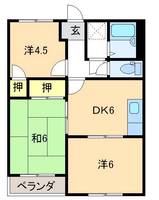 三の宮マンションの間取り