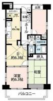 コーポレート草加旭町 1号棟の間取り