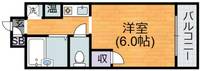 大阪府大阪市平野区喜連5(マンション)の賃貸物件の間取り