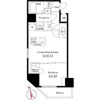 東京都台東区寿4(マンション)の賃貸物件の間取り