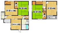 兵庫県加古川市平岡町一色(一戸建)の賃貸物件の間取り