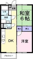 栃木県栃木市今泉町2(アパート)の賃貸物件の間取り