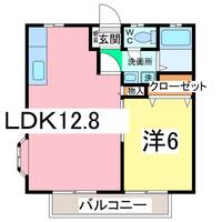 アメニティ祇園Aの間取り