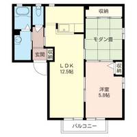 グリーン・アルスBの間取り