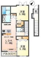 物件の間取り画像