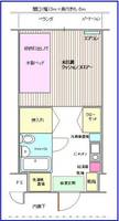 東京都八王子市南大沢1(マンション)の賃貸物件の間取り