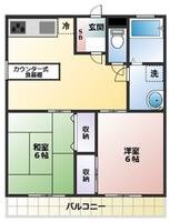 ハイリーコーエツBの間取り