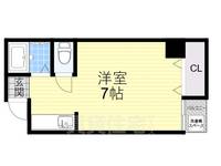 大阪府大阪市阿倍野区阪南町3(マンション)の賃貸物件の間取り