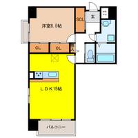 岐阜県岐阜市長住町10(マンション)の賃貸物件の間取り