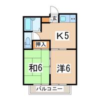 福島県郡山市開成3(マンション)の賃貸物件の間取り