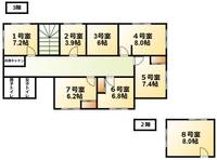 千葉県長生郡一宮町一宮(マンション)の賃貸物件の間取り