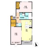 コートヤード KOBUS2の間取り