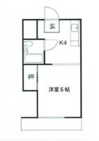 穀田ハイツの間取り