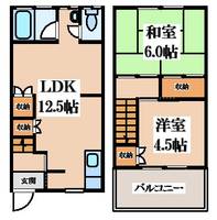 大阪府東大阪市加納7(一戸建)の賃貸物件の間取り