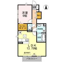 愛知県名古屋市守山区川村町(アパート)の賃貸物件の間取り