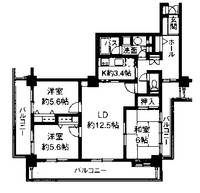 グランピア女池の間取り