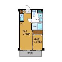 大阪府大阪市東成区中本2(マンション)の賃貸物件の間取り