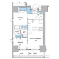 東京都台東区台東2(マンション)の賃貸物件の間取り
